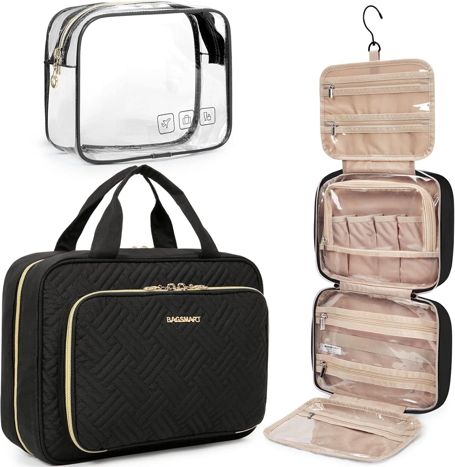 BAGSMART Hanging Toiletry Bag - Image 1