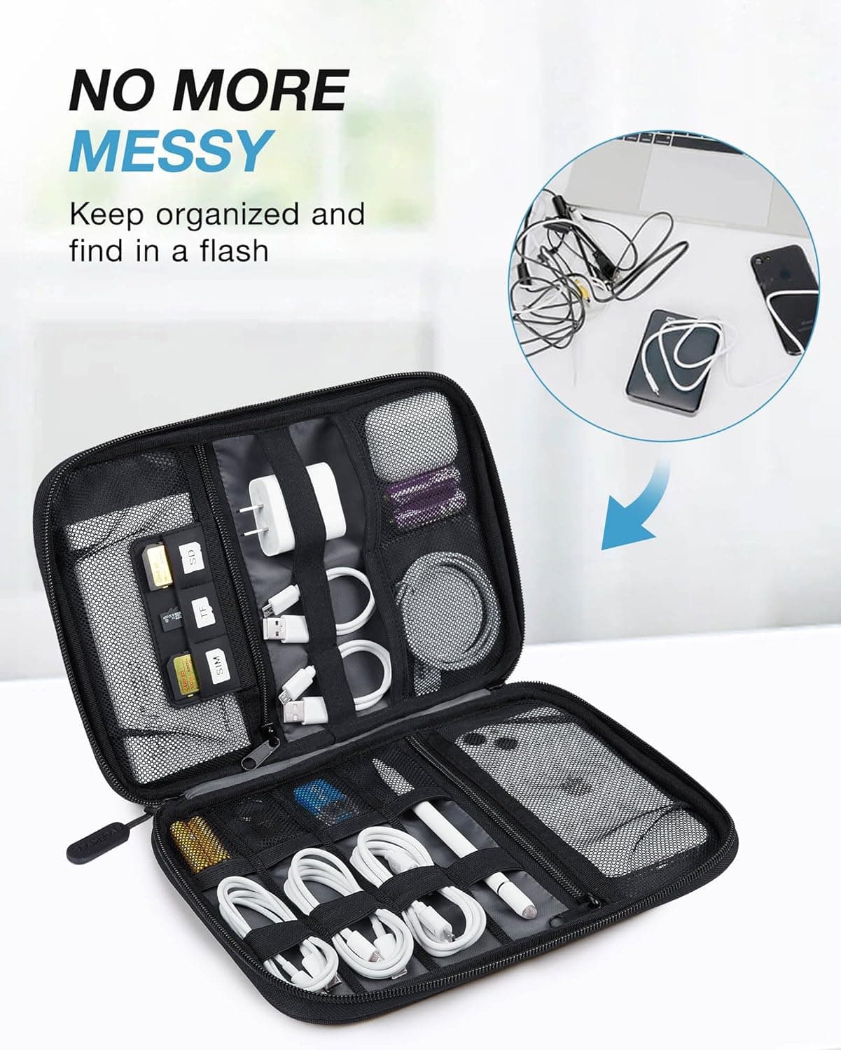BAGSMART Electronics Organizer Travel Case - Image 2